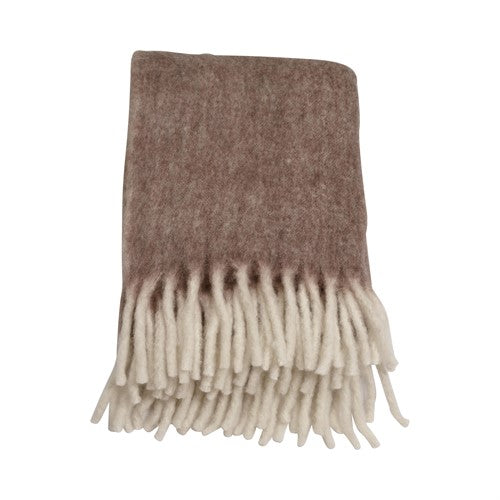 Morgan pläd mellanbrun