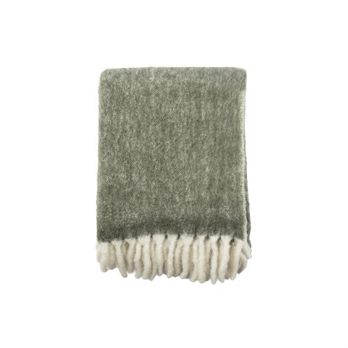 Morgan pläd mörkgrön