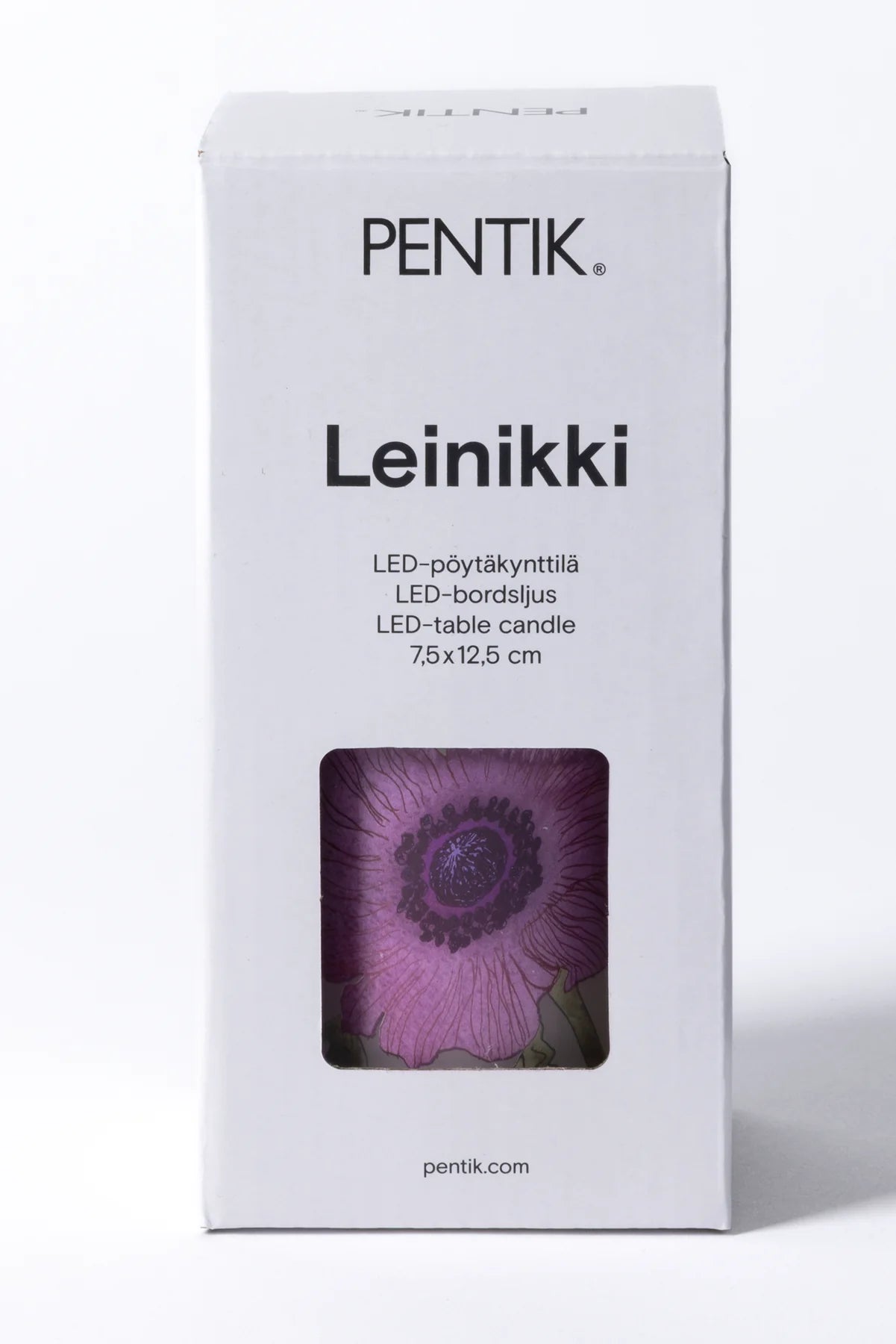 Leinikki LED-ljus 7,5 × 12,5 cm, flerfärgad – Pentik