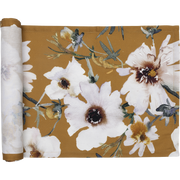Akrylbelagd bordslöpare Kosmoskukka 45 × 160 cm, mörkgul – Pentik