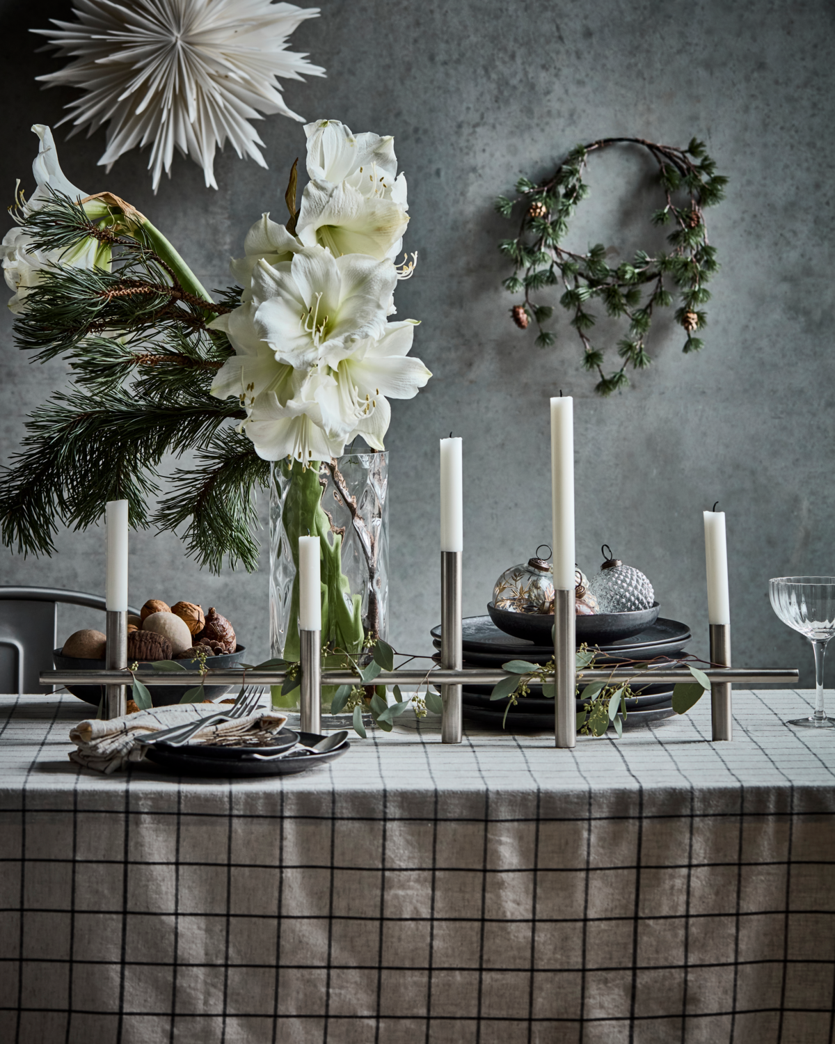 Ljusstake, HDMaxi80, Antiksilver