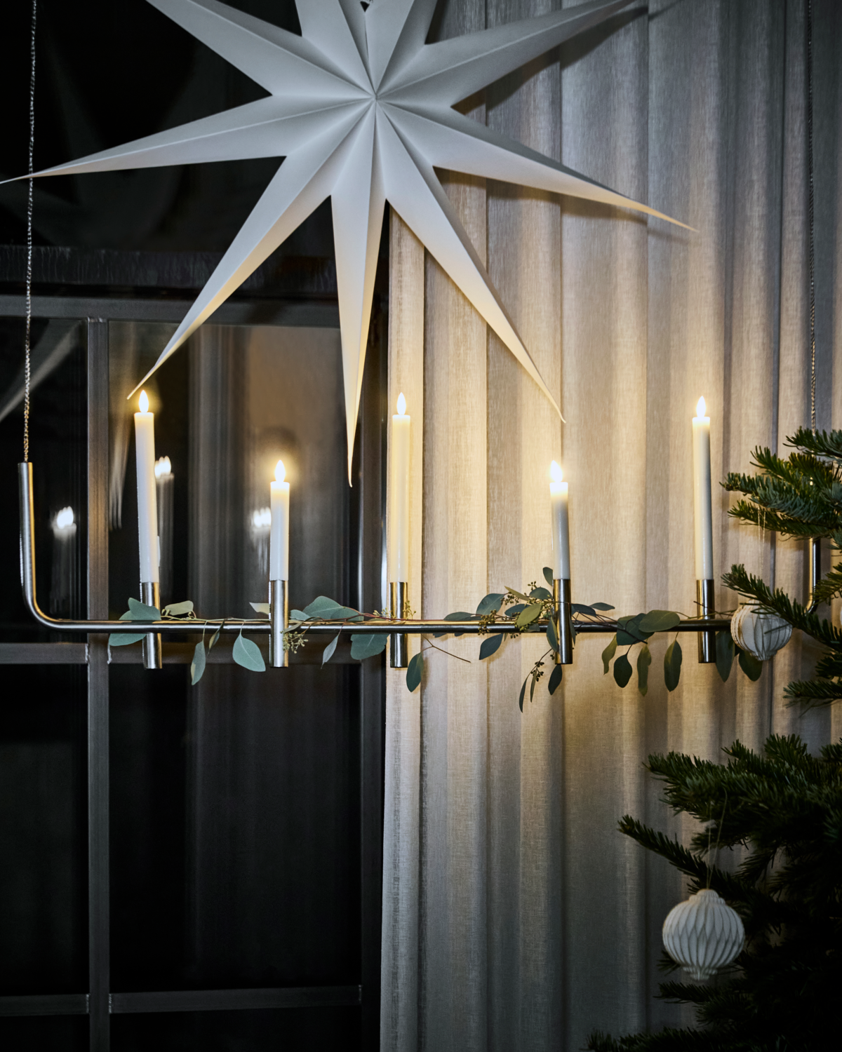 Ljusstake, HDMaxi, Antiksilver