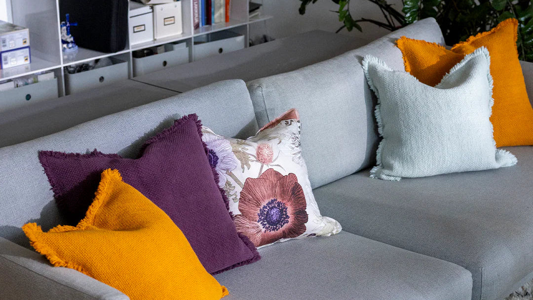Hapsu kuddfodral 45 × 45 cm, lila – Pentik