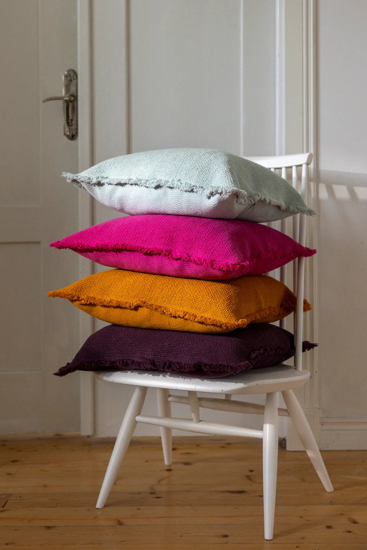 Hapsu kuddfodral 45 × 45 cm, lila – Pentik