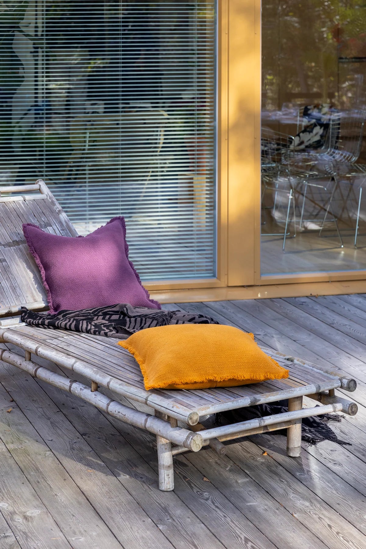Hapsu kuddfodral 45 × 45 cm, lila – Pentik
