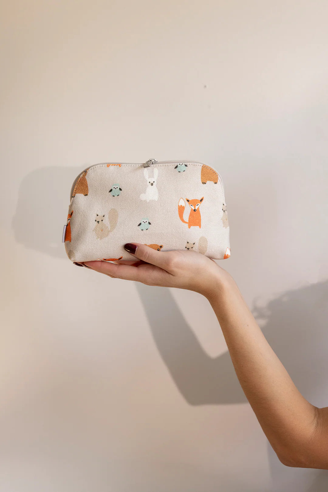 Metsänväki necessär 20 × 12 cm, ljusbrun – Pentik