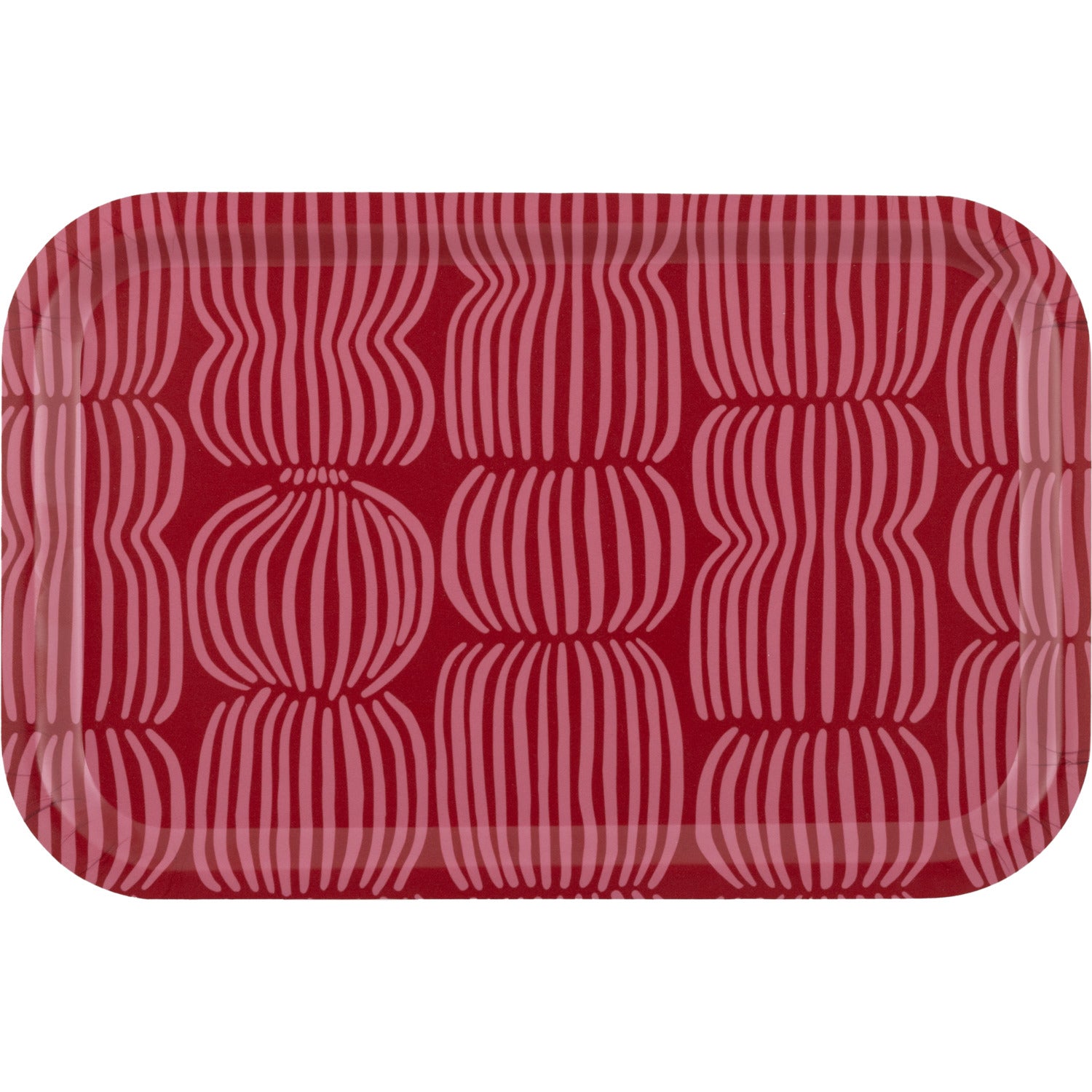 Vilja bricka röd 20x27 cm