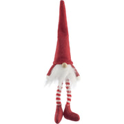 Tomte långa ben röd 16 cm