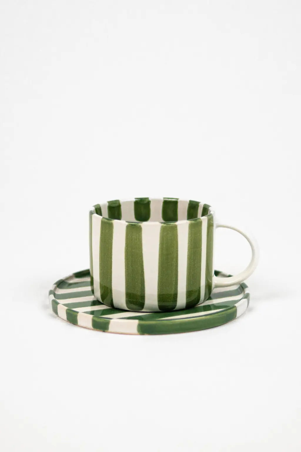 Monica kopp med fat grön