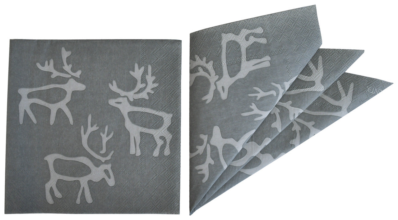 Saaga servett- Grå