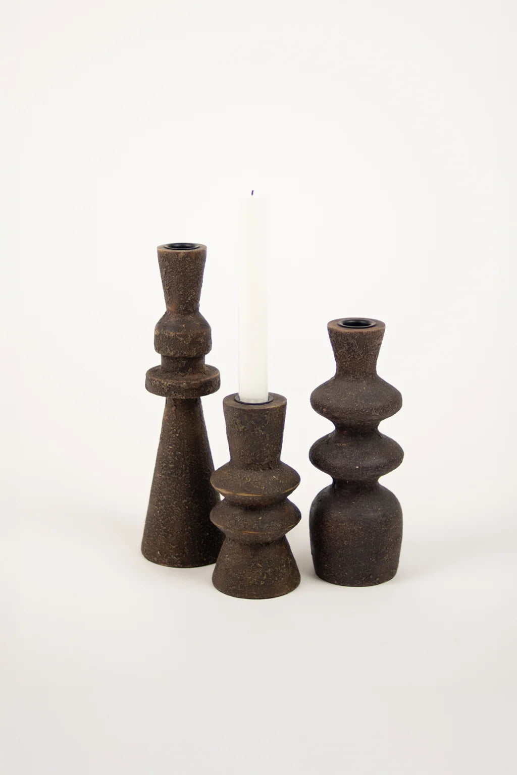 Zafira ljusstake trä 20,5 cm