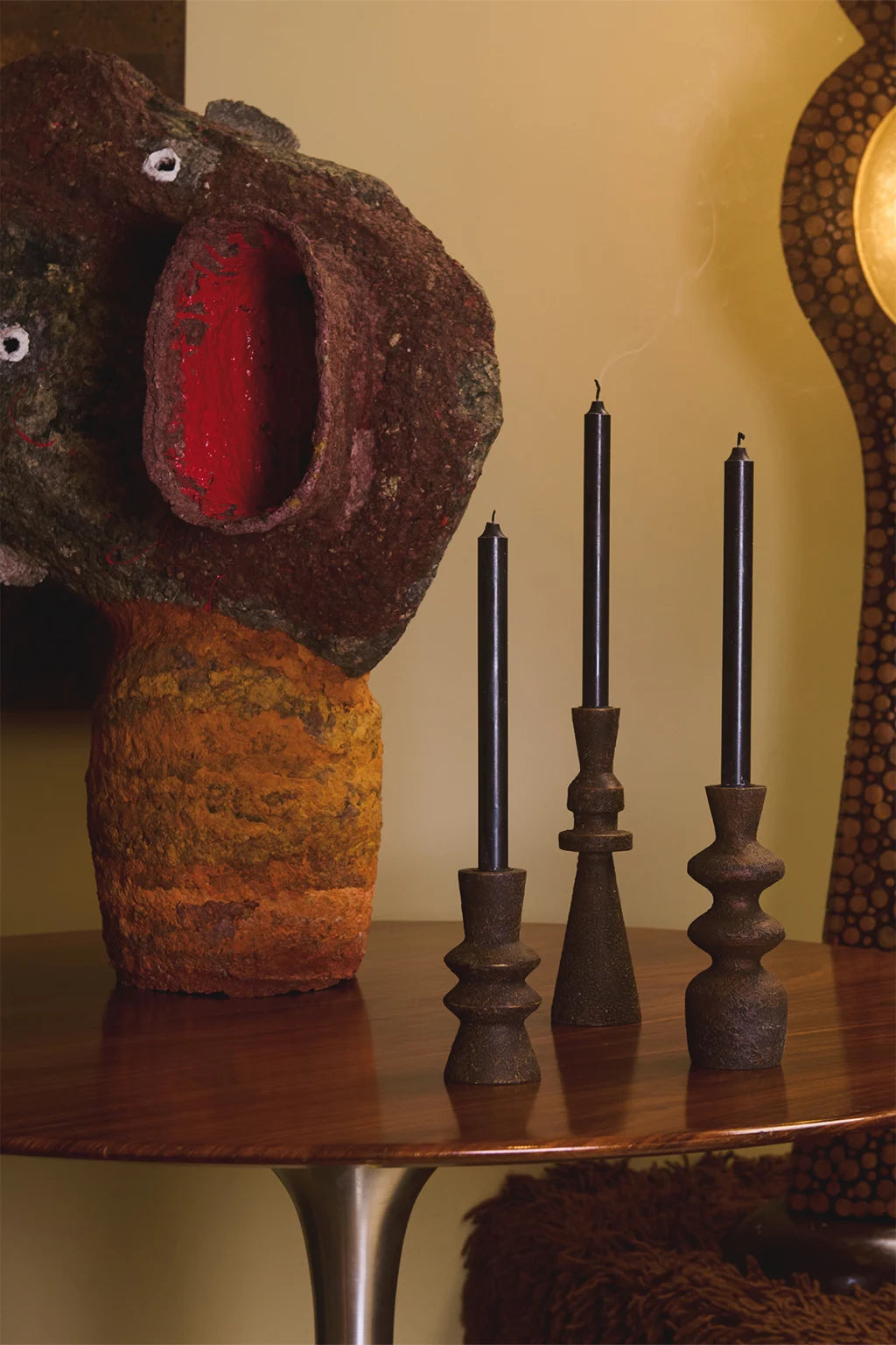 Zafira ljusstake trä 26 cm