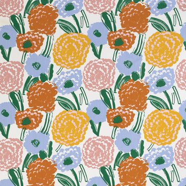 Kukkapenkki bomullstyg