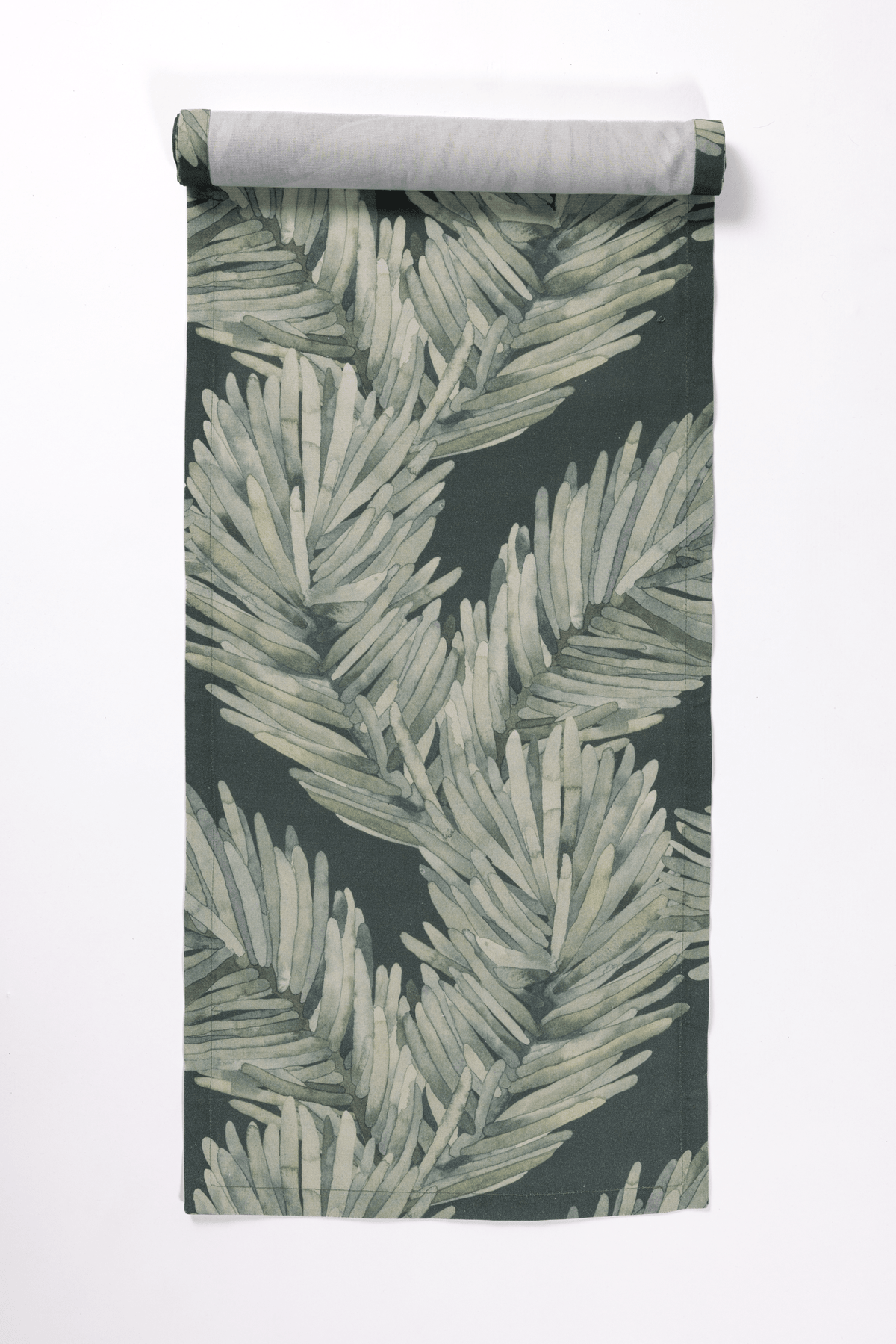 Akrylbelagd löpare Hopeakuusi 45 × 160 cm grön – Pentik