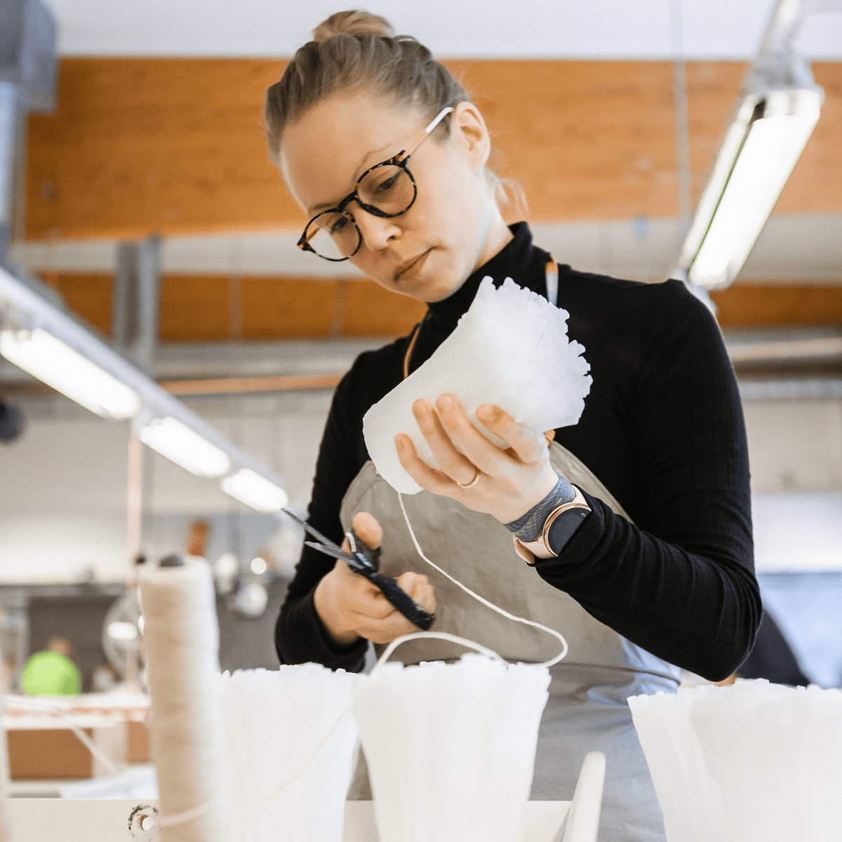 Ljus Kaisla 12 × 15 cm röd – Pentik