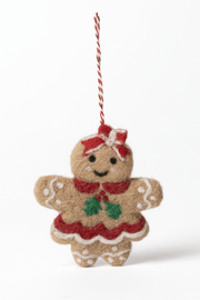 Pepparkaksdekoration Kerttu 9 cm brun – Pentik