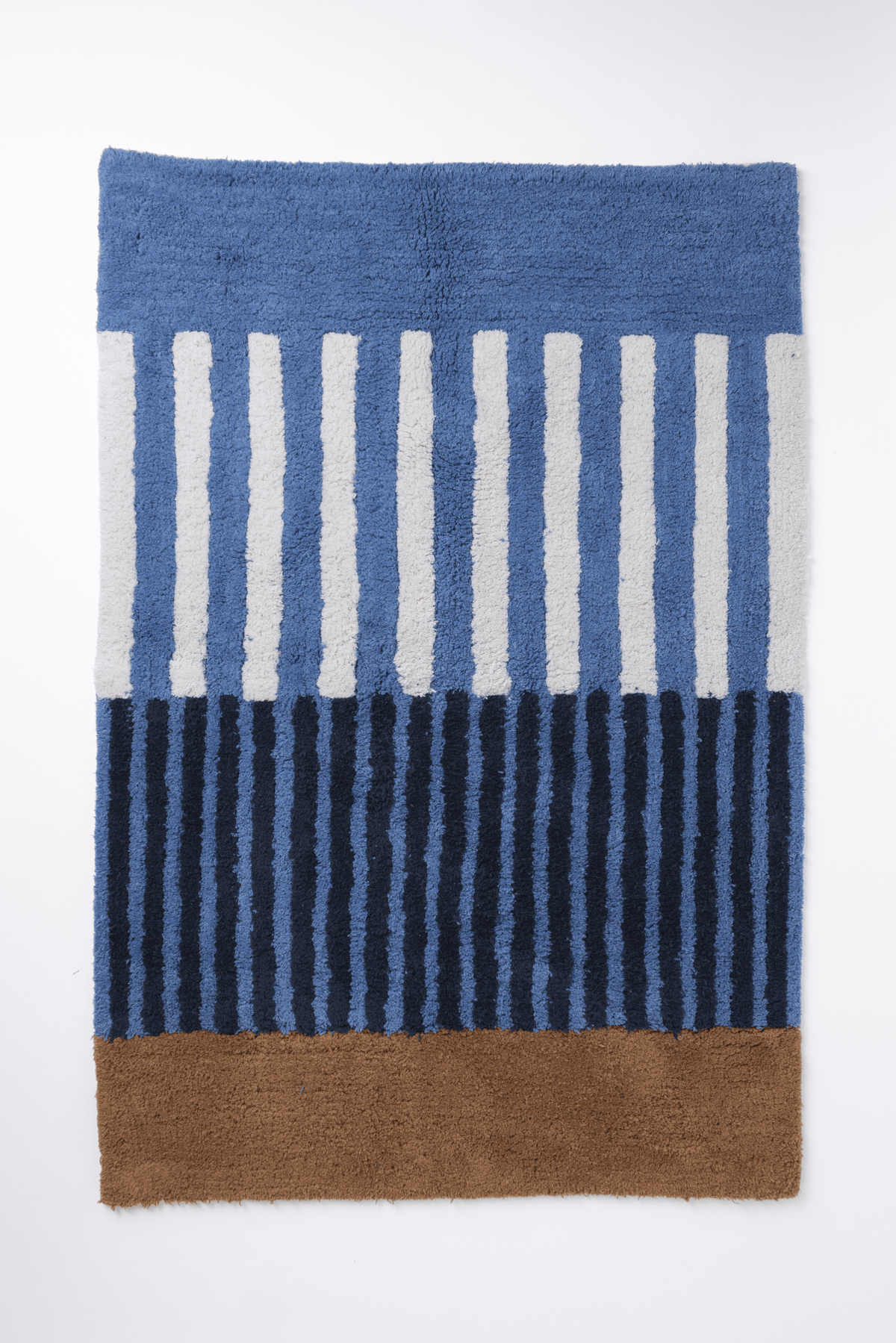 Kipinä badrumsmatta, 60 × 90 cm, blå – Pentik