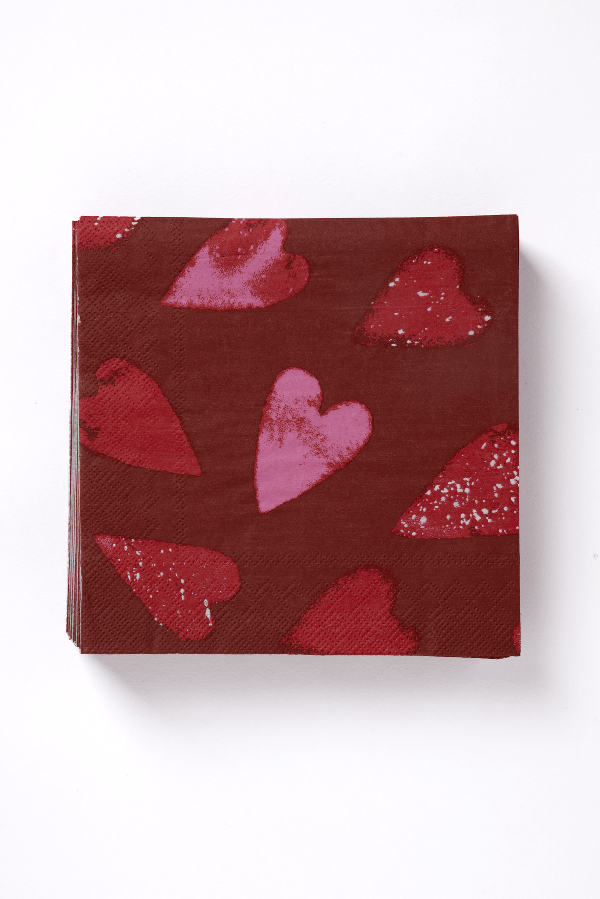 Servett Kotisydän 33 × 33 cm 20 st vinröd – Pentik