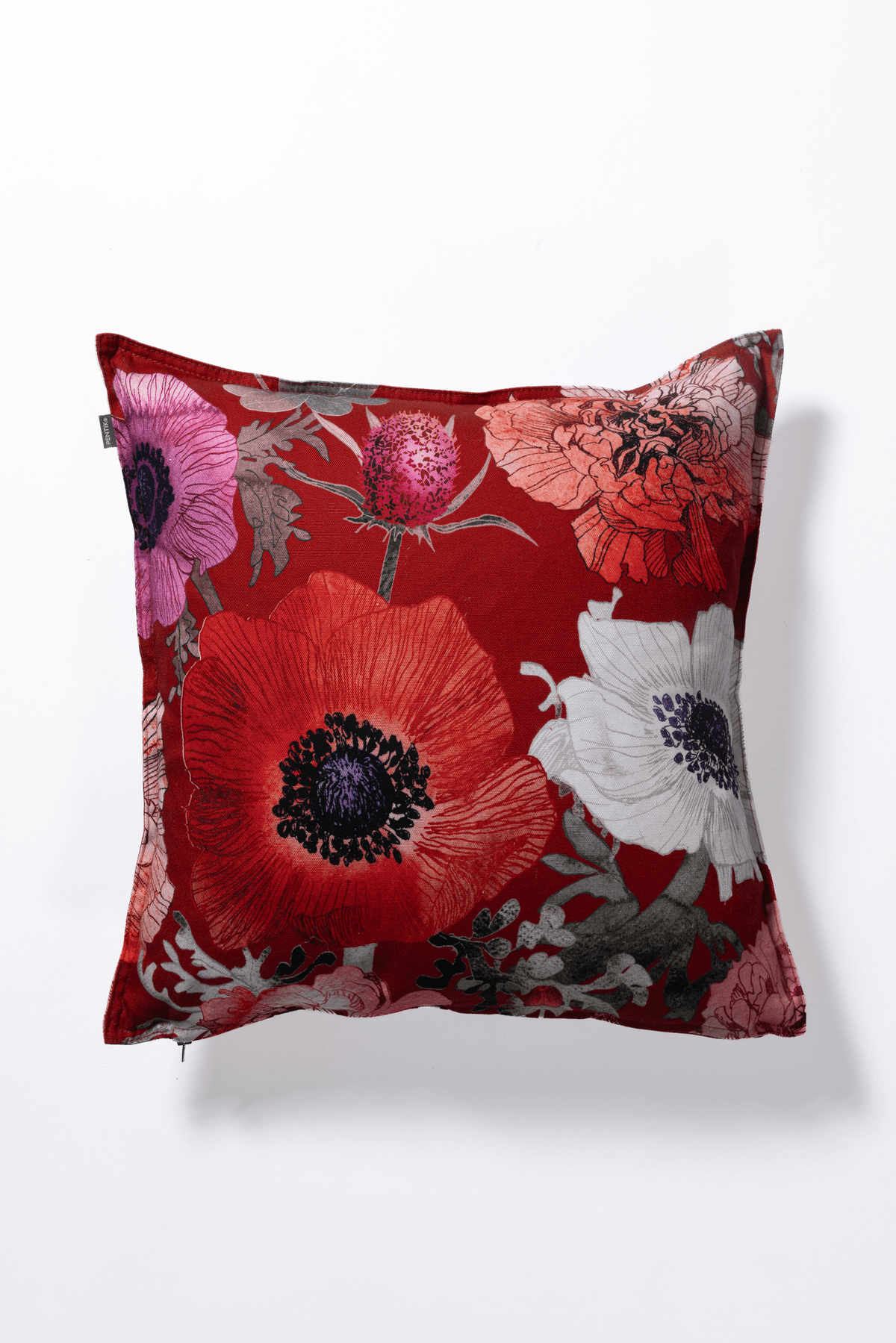 Kuddfodral Leinikki 45 × 45 cm röd – Pentik