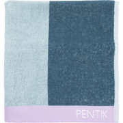 Tuntu handduk 50 × 70 cm, turkos – Pentik