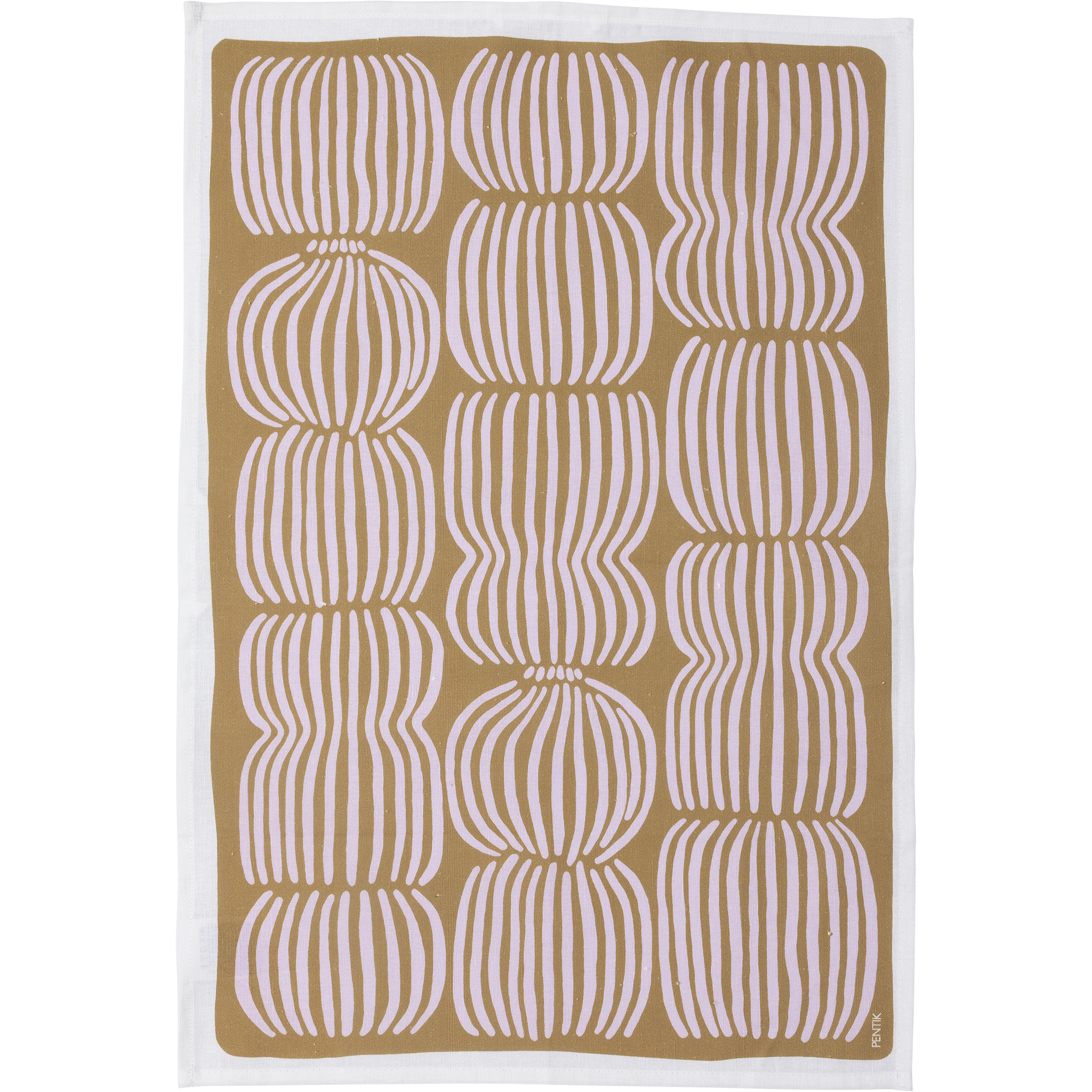 Vilja kökshandduk 47 × 70 cm, ockra – Pentik