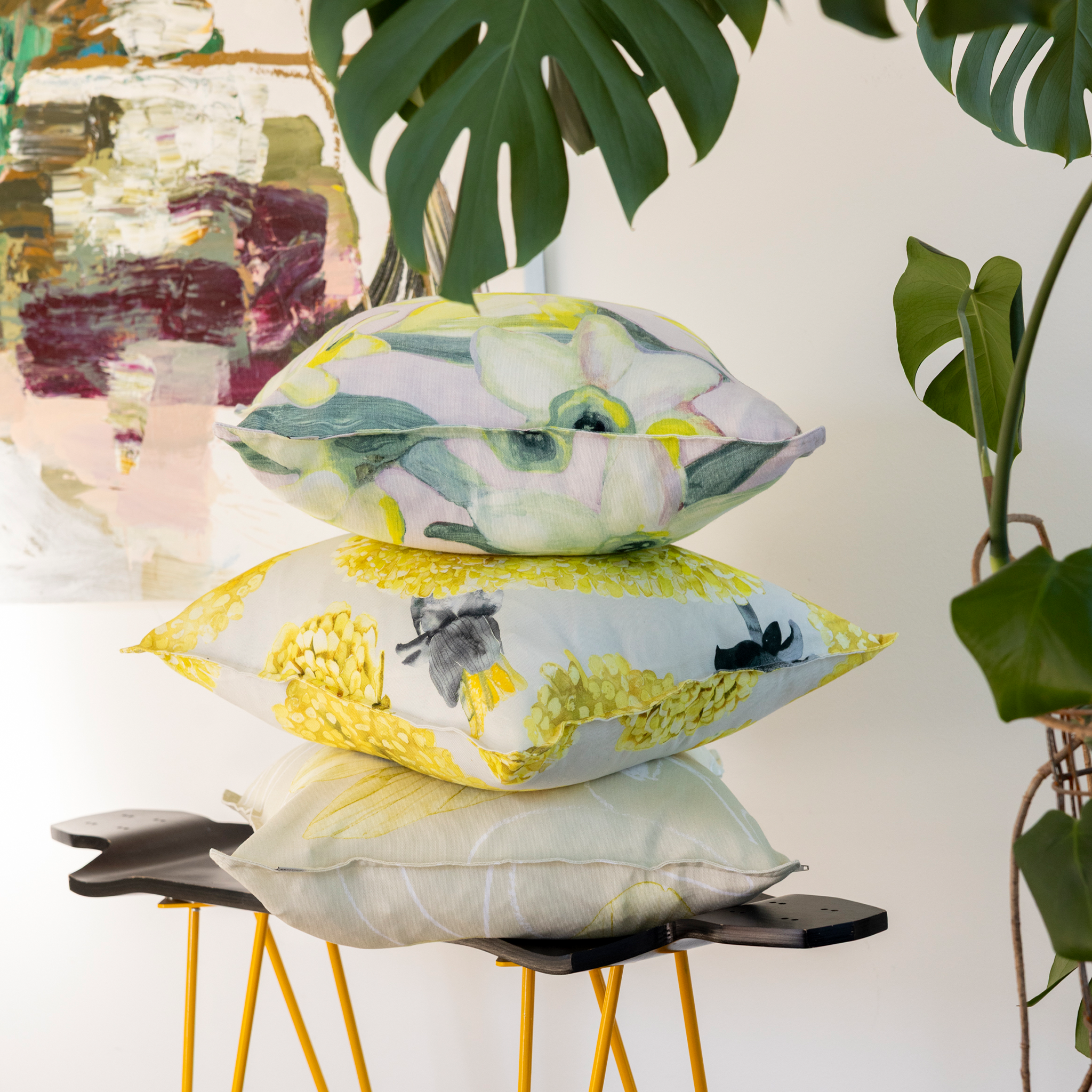 Dekoration Narciss 45 cm gul - Pentik