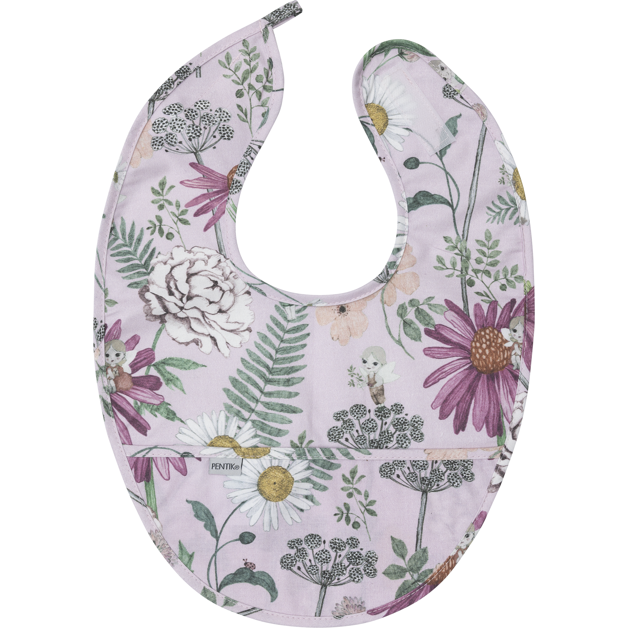 Kukkakeiju haklapp 28 × 39 cm, rosa – Pentik