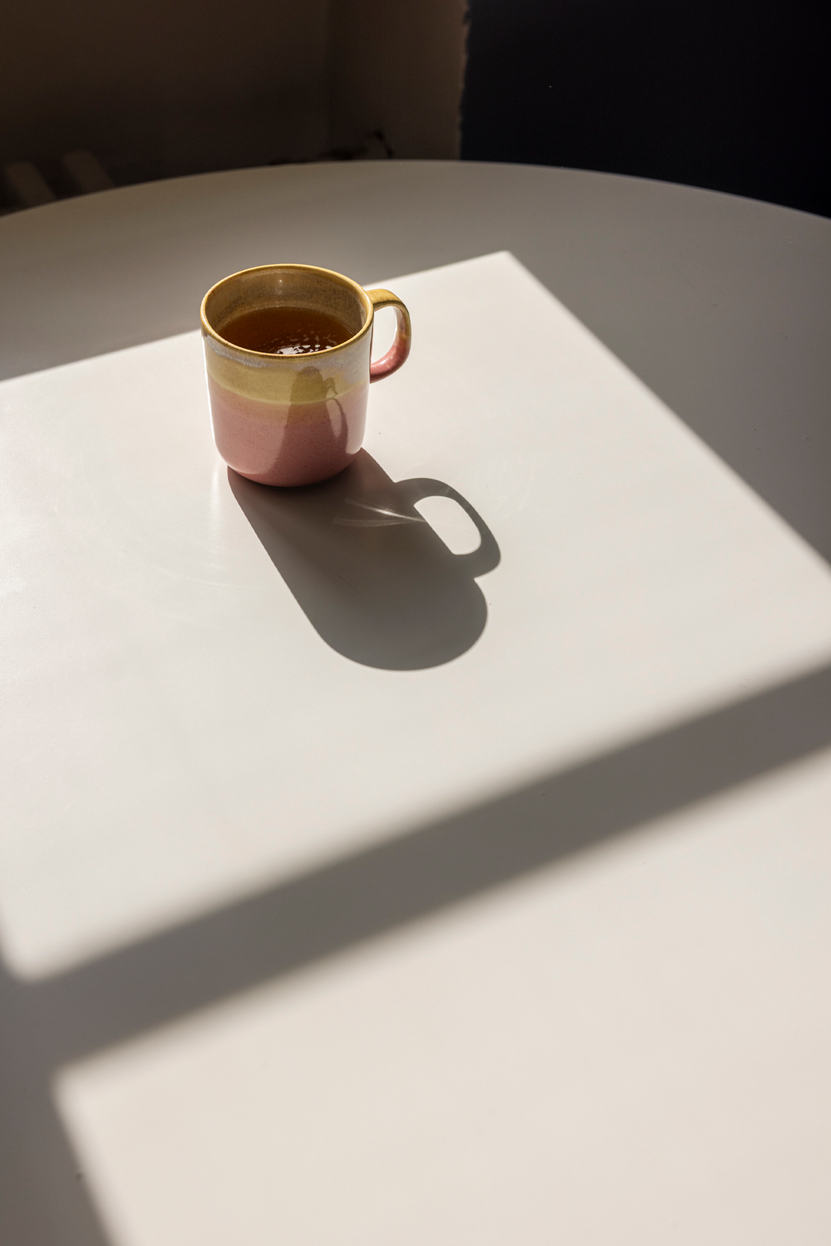 Tuntu mugg, 0,35 l, rosa och beige – Pentik