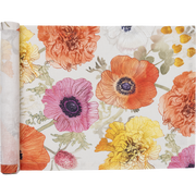 Leinikki bordslöpare i halvlinne 43 × 160 cm, orange – Pentik