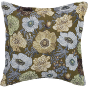 Leinikki kuddfodral i gobelängstil 45 × 45 cm, gul – Pentik