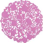Kukkanen Bordstablett Ø38 cm, Rosa – Pentik