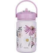 Kukkakeiju vattenflaska 0,35 l, rosa – Pentik