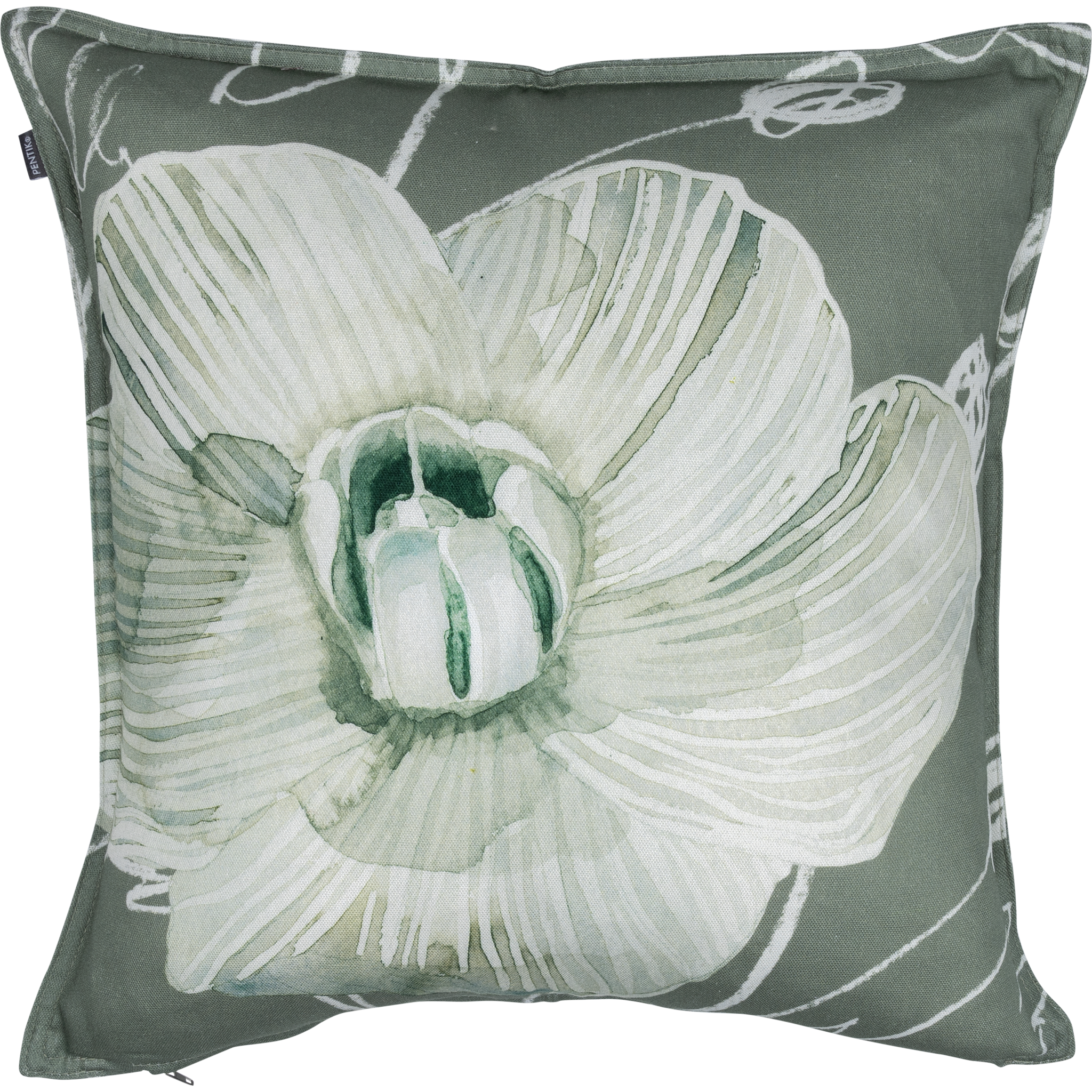 Haave Kuddfodral grön 45x45 cm