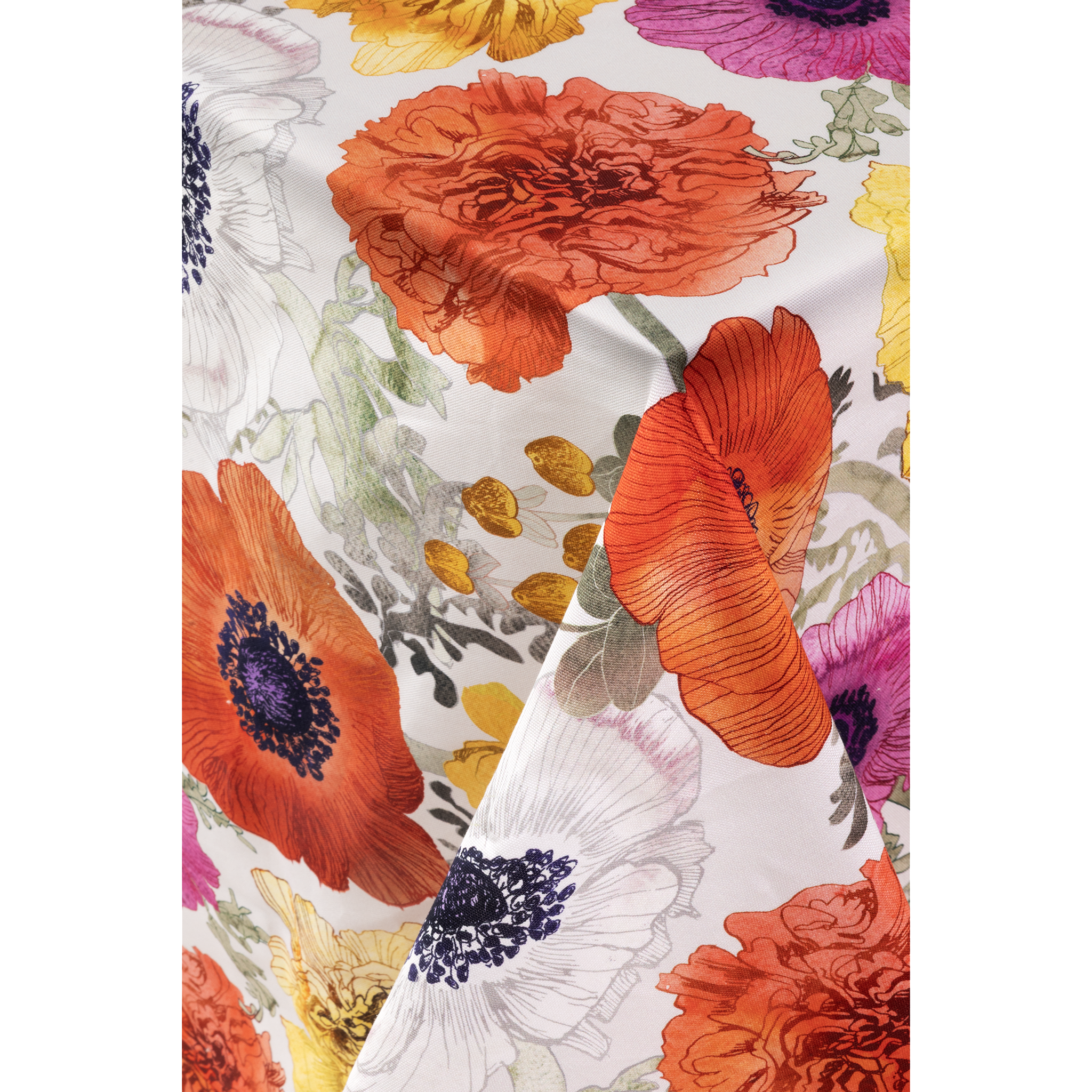 Leinikki duk i halvlinne 145 × 250 cm, orange – Pentik