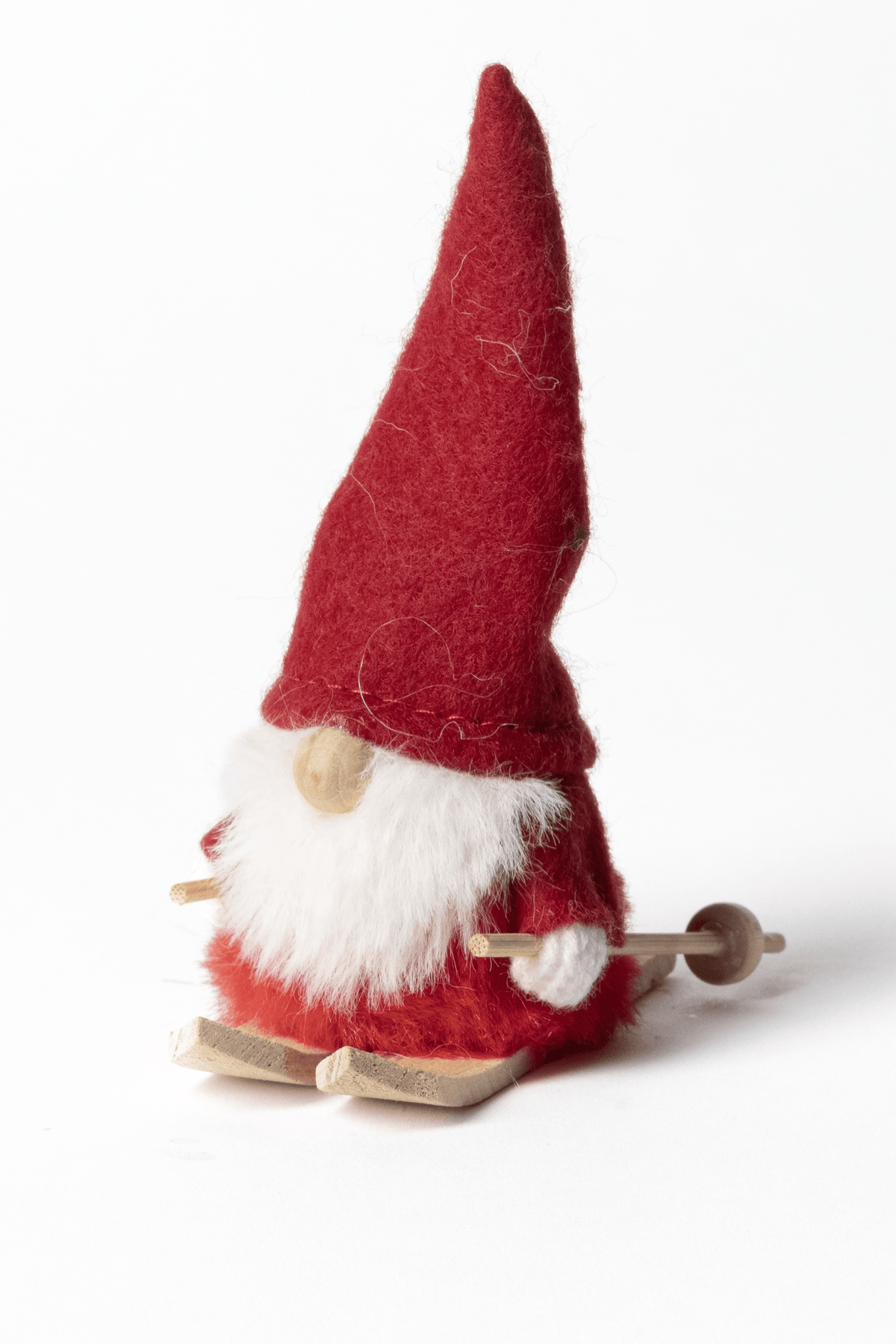 Stickad tomtedekoration Niilo 10 cm röd – Pentik