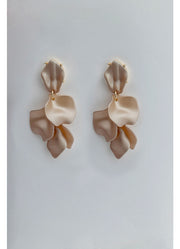 Örhängen clip on beige