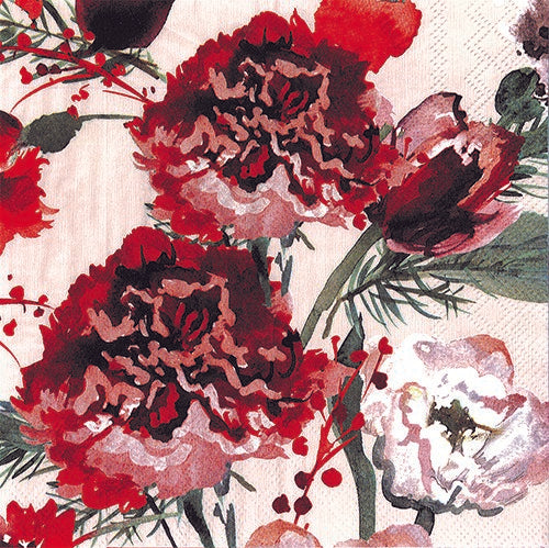 Kimara röd kaffeservett