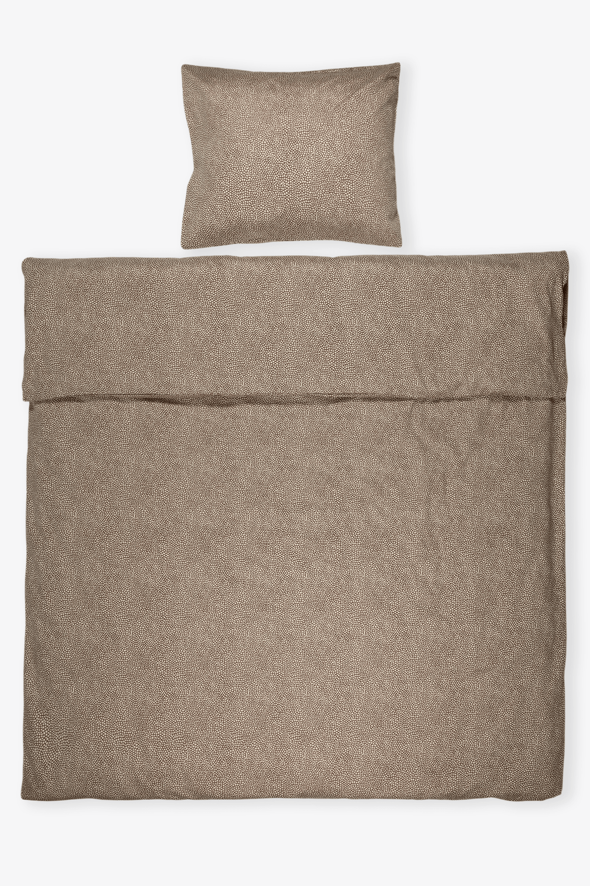 Pyry påslakanset, Påslakan 150 × 210 cm, örngott 50 × 60 cm, brun – Pentik