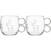Saaga glas 2-pack, 0,3 l, klar – Pentik