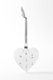 Glasdekoration Sydän 8 cm transparent – Pentik