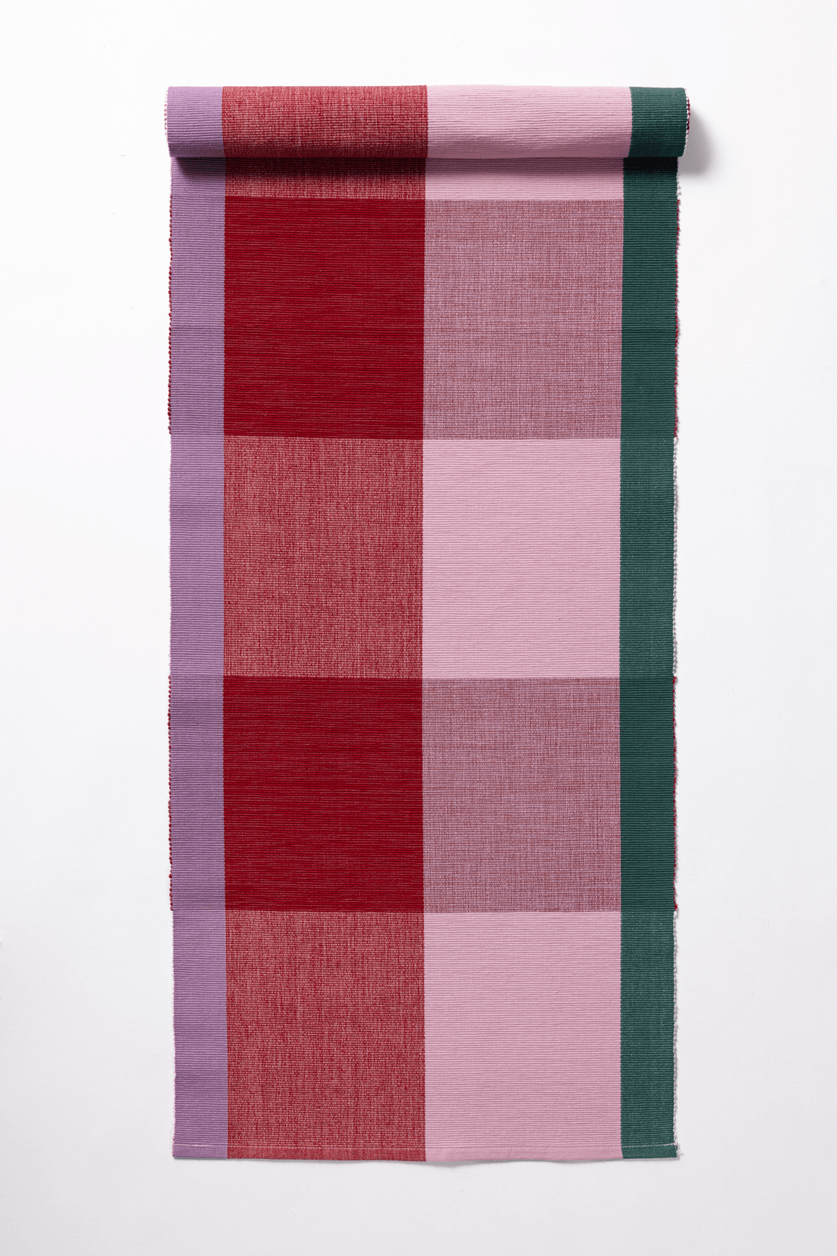 Bomullslöpare Tuntu 40 × 140 cm röd – Pentik