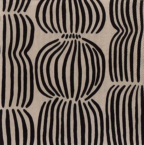 Vilja kaffeservett- Svart/Beige