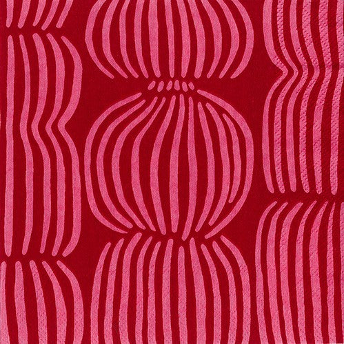 Vilja kaffeservett- Röd